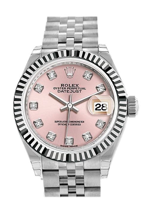 rolex pink watch price|pink rolex watch with diamonds.